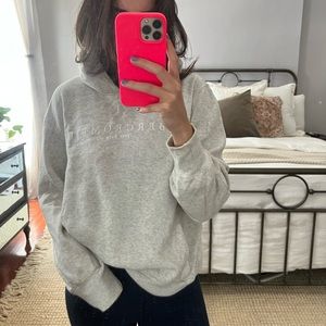 Abercrombie Heather Grey Hoodie Sweatshirt